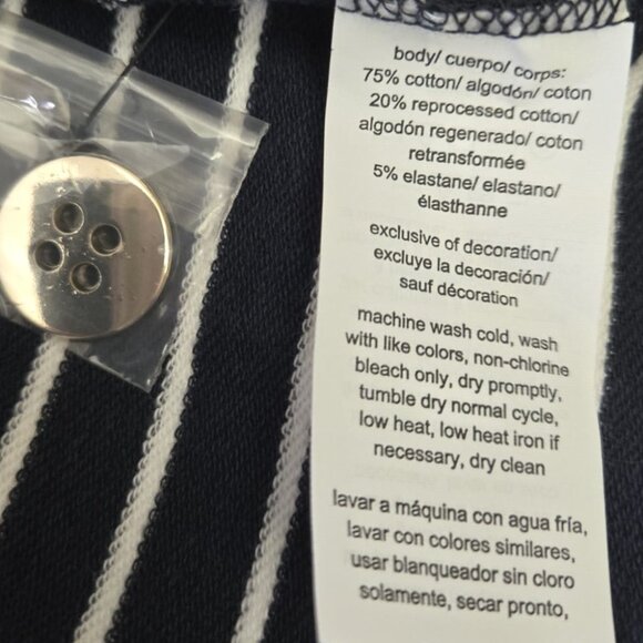 Nautica Sail Striped Knit Blazer medium - Picture 9 of 10